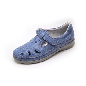 NWOB SAS Roamer Bluejay Slip On Loafers Shoes Women's Sz 6.5 No Insoles